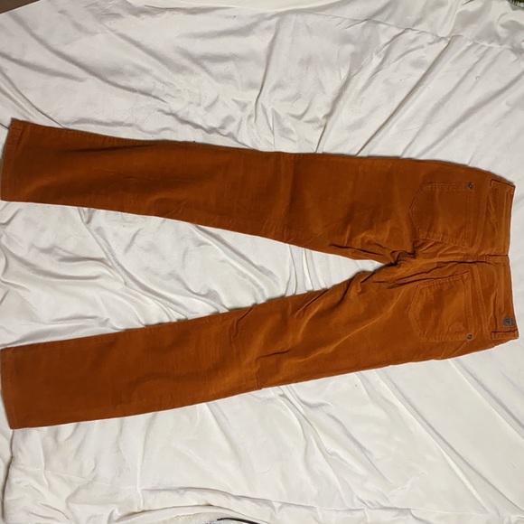 Jessica Simpson Burnt Orange, Corduroy, straight leg Pants size 26 - Picture 2 of 5